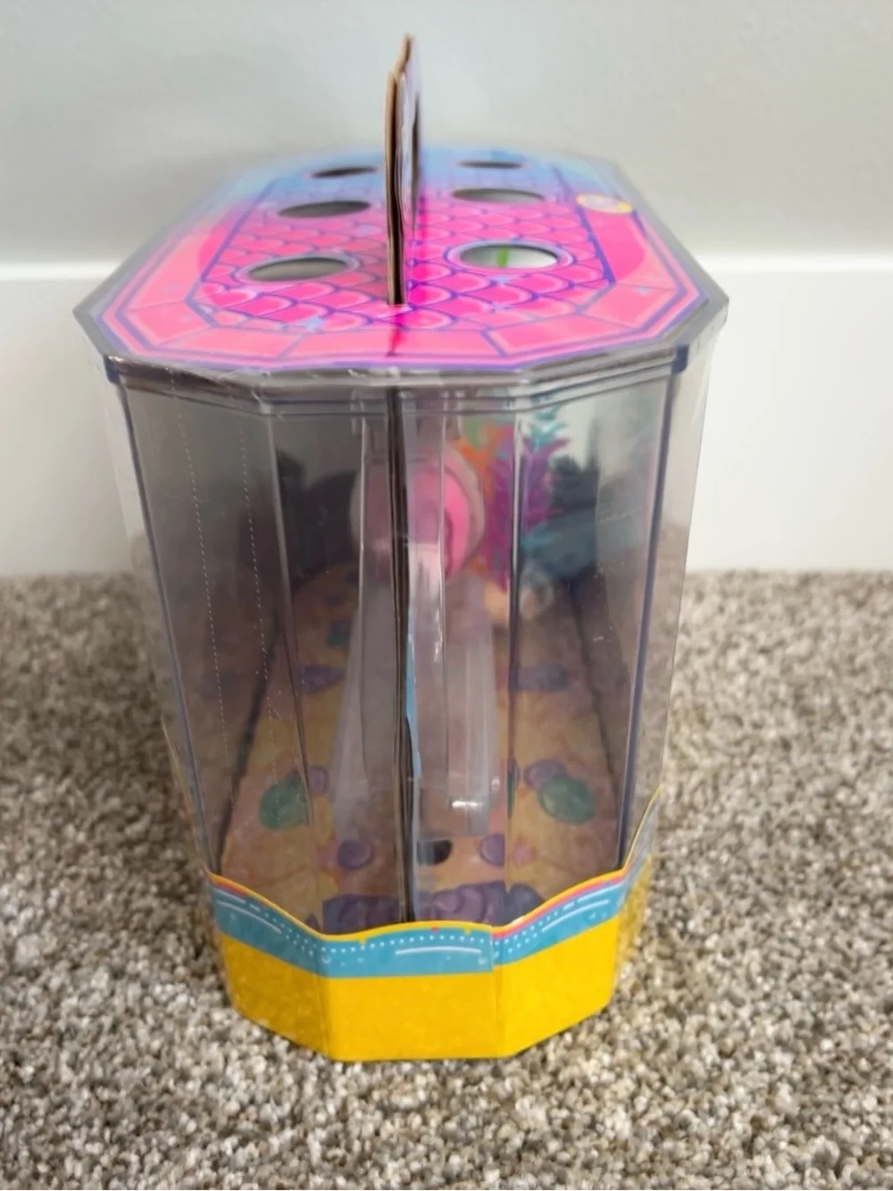 NWT Little Live Pets Lil Dippers Neon Fish with Fish Tank